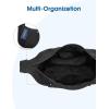 imageG4Free Crossbody Bag for Women Casual Hobo Bag Lightweight Shoulder Handbag Fashionable Nylon Crescent PurseBlack