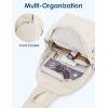 imageG4Free Crossbody Bag for Women Casual Sling Backpack Fashionable Shoulder Chest Fanny Packs BeigeBeige