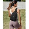 imageG4Free Crossbody Bag for Women Casual Sling Backpack Fashionable Shoulder Chest Fanny Packs BeigeBlack