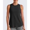 imageG4Free Lightweight Workout Tank Tops for Women High Neck Athletic Long Tanks Sleeveless Summer Running Gym ShirtsBlack
