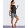 imageG4Free Lightweight Workout Tank Tops for Women High Neck Athletic Long Tanks Sleeveless Summer Running Gym ShirtsBlack