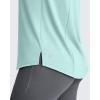 imageG4Free Lightweight Workout Tank Tops for Women High Neck Athletic Long Tanks Sleeveless Summer Running Gym ShirtsLight Blue