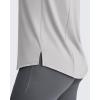 imageG4Free Lightweight Workout Tank Tops for Women High Neck Athletic Long Tanks Sleeveless Summer Running Gym ShirtsLight Gray