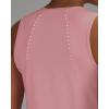 imageG4Free Lightweight Workout Tank Tops for Women High Neck Athletic Long Tanks Sleeveless Summer Running Gym ShirtsPink
