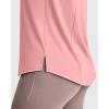 imageG4Free Lightweight Workout Tank Tops for Women High Neck Athletic Long Tanks Sleeveless Summer Running Gym ShirtsPink