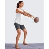 imageG4Free Lightweight Workout Tank Tops for Women High Neck Athletic Long Tanks Sleeveless Summer Running Gym ShirtsWhite