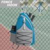 imageG4Free Pickleball Bag Pickleball Backpack for Women ampamp Men Adjustable Sling Bag with Waterproof PocketFence Hook Blue LeafTeal Blue