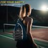 imageG4Free Pickleball Bag Pickleball Backpack for Women ampamp Men Adjustable Sling Bag with Waterproof PocketFence Hook Blue LeafTeal Blue
