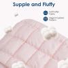 imageG4Free Puffer Crossbody Bag for Women Lightweight Small Purse Casual Quilted Clutch Fashionable Shoulder HandbagPink