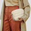 imageG4Free Puffer Crossbody Bag for Women Lightweight Small Purse Casual Quilted Clutch Fashionable Shoulder HandbagYellowish Beige