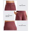 imageG4Free ShiftReady Athletic Shorts for Women High Waisted Trouser Shorts Trendy Casual Summer Short with PocketsDark Burgundy