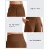 imageG4Free ShiftReady Athletic Shorts for Women High Waisted Trouser Shorts Trendy Casual Summer Short with PocketsDark Coffee