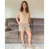 imageG4Free ShiftReady Athletic Shorts for Women High Waisted Trouser Shorts Trendy Casual Summer Short with PocketsKhaki