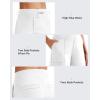 imageG4Free ShiftReady Athletic Shorts for Women High Waisted Trouser Shorts Trendy Casual Summer Short with PocketsWhite