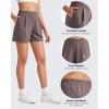 imageG4Free ShiftReady Women Shorts Dressy Casual 2025 Trendy Summer High Waisted Tailored Trouser Shorts with PocketsTaupe