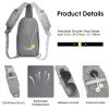 imageG4Free Sling Bag Backpack RFID Blocking Crossbody with Front Pocket Hiking Daypack Outdoor Chest Bag for Women MenGrey