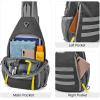 imageG4Free Sling Bag RFID Blocking Crossbody Backpack Travel Chest Bag Hiking Daypack for Women Men Outdoor SportsBlack