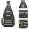 imageG4Free Sling Bag RFID Blocking Crossbody Backpack Travel Chest Bag Hiking Daypack for Women Men Outdoor SportsBlack