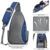 imageG4Free Sling Bag RFID Blocking Crossbody Backpack Travel Chest Bag Hiking Daypack for Women Men Outdoor SportsDark Blue
