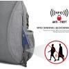 imageG4Free Sling Bag RFID Blocking Crossbody Backpack Travel Chest Bag Hiking Daypack for Women Men Outdoor SportsLight Grey