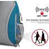 imageG4Free Sling Bag RFID Blocking Crossbody Backpack Travel Chest Bag Hiking Daypack for Women Men Outdoor SportsTeal Blue