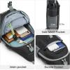 imageG4Free Sling Bag RFID Crossbody Sling Backpack with USB Charging Port Travel Hiking Daypack Shoulder Chest Bag for Women MenBlackBlack