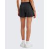 imageG4Free Smoofit Modal Soft Casual Shorts for Women 4quot High Waisted Sweat Shorts Summer Lounge Shorts with PocketsBlack