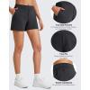 imageG4Free Smoofit Modal Soft Casual Shorts for Women 4quot High Waisted Sweat Shorts Summer Lounge Shorts with PocketsBlack