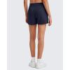 imageG4Free Smoofit Modal Soft Casual Shorts for Women 4quot High Waisted Sweat Shorts Summer Lounge Shorts with PocketsDark Navy