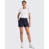 imageG4Free Smoofit Modal Soft Casual Shorts for Women 4quot High Waisted Sweat Shorts Summer Lounge Shorts with PocketsDark Navy