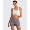 imageG4Free Smoofit Modal Soft Casual Shorts for Women 4quot High Waisted Sweat Shorts Summer Lounge Shorts with PocketsTaupe