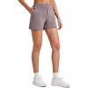imageG4Free Smoofit Modal Soft Casual Shorts for Women 4quot High Waisted Sweat Shorts Summer Lounge Shorts with PocketsTaupe