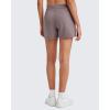 imageG4Free Smoofit Modal Soft Casual Shorts for Women 4quot High Waisted Sweat Shorts Summer Lounge Shorts with PocketsTaupe