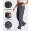 imageG4Free Smoofit Wide Leg Sweatpants Yoga Pants with Pockets Drawcord Casual Lounge Pants Modal Soft PetiteRegularTallDark Grey