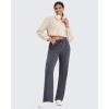 imageG4Free Smoofit Wide Leg Sweatpants Yoga Pants with Pockets Drawcord Casual Lounge Pants Modal Soft PetiteRegularTallDark Grey