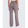 imageG4Free Smoofit Wide Leg Sweatpants Yoga Pants with Pockets Drawcord Casual Lounge Pants Modal Soft PetiteRegularTallTaupe