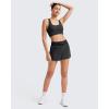 imageG4Free Sweat Shorts for Women Drawstring Summer Casual Lounge Shorts with Pockets Smoofit Modal SoftBlack