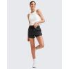 imageG4Free Sweat Shorts for Women Drawstring Summer Casual Lounge Shorts with Pockets Smoofit Modal SoftBlack