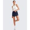 imageG4Free Sweat Shorts for Women Drawstring Summer Casual Lounge Shorts with Pockets Smoofit Modal SoftDark Blue