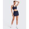 imageG4Free Sweat Shorts for Women Drawstring Summer Casual Lounge Shorts with Pockets Smoofit Modal SoftDark Blue