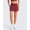 imageG4Free Sweat Shorts for Women Drawstring Summer Casual Lounge Shorts with Pockets Smoofit Modal SoftDark Burgundy