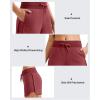 imageG4Free Sweat Shorts for Women Drawstring Summer Casual Lounge Shorts with Pockets Smoofit Modal SoftDark Burgundy