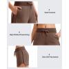 imageG4Free Sweat Shorts for Women Drawstring Summer Casual Lounge Shorts with Pockets Smoofit Modal SoftDark Coffee