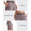imageG4Free Sweat Shorts for Women Drawstring Summer Casual Lounge Shorts with Pockets Smoofit Modal SoftTaupe