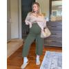 imageG4Free Wide Leg Maternity Yoga Capris Over The Belly Stretch Pregnancy Cropped Pants with PocketsGray Sage