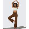 imageG4Free Wide Leg Pants for Women Yoga Pants High Waist Sweatpants with Pockets Stretch Lounge Pants Comfy WorkoutDark Coffee