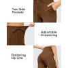 imageG4Free Wide Leg Pants for Women Yoga Pants High Waist Sweatpants with Pockets Stretch Lounge Pants Comfy WorkoutDark Coffee