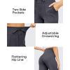 imageG4Free Wide Leg Pants for Women Yoga Pants High Waist Sweatpants with Pockets Stretch Lounge Pants Comfy WorkoutDark Grey