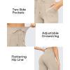 imageG4Free Wide Leg Pants for Women Yoga Pants High Waist Sweatpants with Pockets Stretch Lounge Pants Comfy WorkoutKhaki