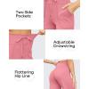 imageG4Free Wide Leg Pants for Women Yoga Pants High Waist Sweatpants with Pockets Stretch Lounge Pants Comfy WorkoutPink
